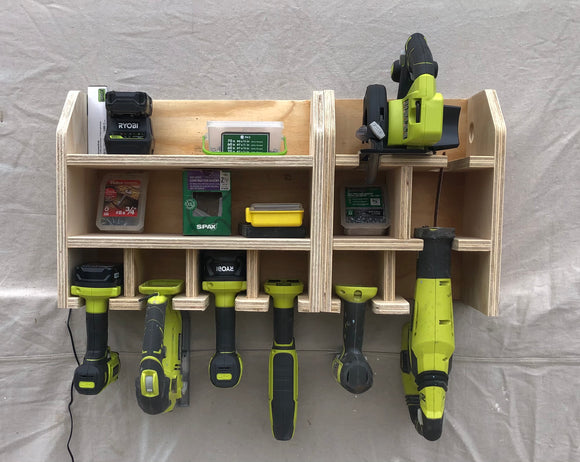 4 Tool Battery Powered Tool Storage Unit with COMBO