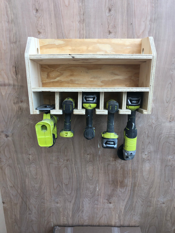 Contractor Van or RV Power Tool Storage Rack